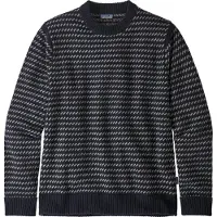 Patagonia Recycled Wool Sweater Maglione Uomo (L, nero)