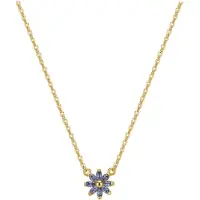 Rosato Charming gold-plated flower Collana with zircons Gaia RZGA63