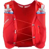 Salomon - Zaino da trail/running - Adv Skin 5 Set Flame Scarlet/Haute Red - Taglia XL - rosso