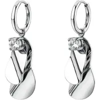 Brosway Modern steel Orecchini with crystal 2in1 Bloom BOM21