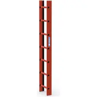 Zarges Scala da tetto 2,0 m rosso mattone 7 pioli Z300 41391