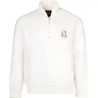 Armani Exchange Felpa beige scuro / offwhite