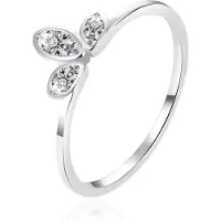 Agato Anello argento zirconi AGT-R21W Circuito 56 mm — Anello