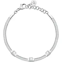 Morellato Bracciale Coordinato In Acciaio Con Cristalli Hadek Gioia Savy32 — Bracciale