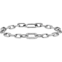 Daniel Wellington Bracciale Crystal Link Acciaio 15,5 cm — Bracciale