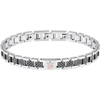 Maserati Bracciale Iconico In Acciaio Uomo Jm225Avd86 — Bracciale