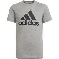 Adidas Sportswear Boys Essentials T-shirt Medium Grey Heathe Taglia: 128 | T-shirt Outlet | Unisex | Grigio