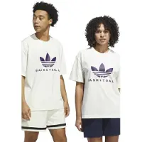 Adidas Originals Unisex Originals Originals Basketball Courtside Tee Ivory Taglia: M | Maglie Sportivi Outlet | Unisex | Bianco