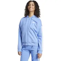 Adidas Sportswear Essentials 3-stripes Full-zip Fleece Hoodie Blue Taglia: M | Giacche Sportive Outlet | Donna | Blu