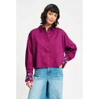 Pom Amsterdam Blouse - Plum Melange Taglia: 46 | Magliette intime Outlet | Donna | Magenta