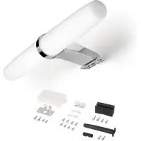 Emuca Faretto A Led Per Specchio Da Bagno Gemini Ac 230v 50hz