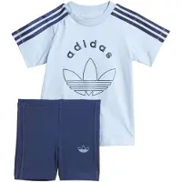 Adidas Originals Graphics Cycling Short Set Clear Sky Taglia: 104 | Pantaloni Outlet | Unisex