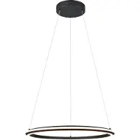 TRIO 331019132 AMADOR Lampada a sospensione D750 mm LED SMD 48 W/5800 lm 2300+3000+4000 K nero, interruttore dimmer