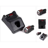 Bosch GAL 12V-40 Caricabatterie rapido professionale per batterie da 12 V ( 1600A019R3 ) + batteria da 3,0 Ah ( 1600A00X79 )