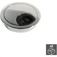 Emuca Cover Circolare Circum Circum 60 Mm 80 Mm