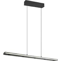 TRIO Lighting Lampada LED a sospensione Graham, nero, metallo, up/down, CCT, dimmerabile