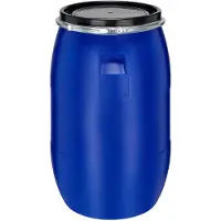 Garronda 85L fusto in plastica HDPE per alimenti per casa e giardino GD-0078, blu