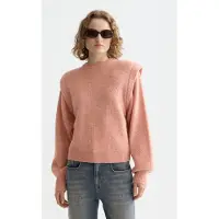 Scotch & Soda Shoulder Detail Crew Neck Pullover Coral Almond Melange Taglia: XS | Maglioni a maglia Outlet | Donna | Marrone
