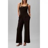 Calvin Klein Scuba Crepe Jumpsuit Black Taglia: XS | Tute Outlet | Donna | Nero