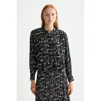 Scotch & Soda Printed Pintuck Shirt Moon Gardening Taglia: 34 | Maxi abiti Outlet | Donna