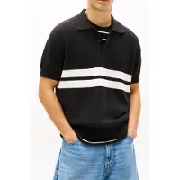 Tommy Hilfiger Tjm Regular Ss Knitted Sweater Black Taglia: L | Maglioni a maglia Outlet | Uomo | Nero