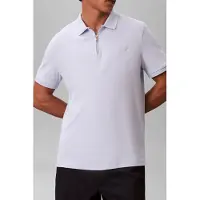 Calvin Klein Ss Slim Supima Zip Polo Heavenly Iris Taglia: XXL | Polo Outlet | Uomo | Viola
