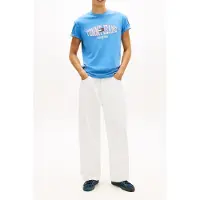 Tommy Hilfiger Tjm Regular La Waving T-shirt Blue Twilight Taglia: S | T-shirt stampate Outlet | Uomo | Blu