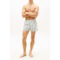 Tommy Hilfiger Short Drawstring Swim Trunk Stripe Minty Grey Taglia: L | Pantaloncini da bagno Outlet | Uomo | Grigio