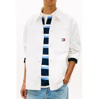 Tommy Hilfiger Tjm Essential Overshirt Ancient White Taglia: L | Giacche Outlet | Uomo | Bianco