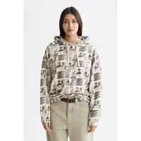 Scotch & Soda All Over Printed Oversized Fit Hoodie Art Dept Collage Grey Taglia: L | Felpe con cappuccio Outlet | Donna | Grigio