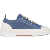 Moschino Sneakers In Stocking And Calfskin Blue Taglia: 36 | Sneakers Outlet | Donna | Blu