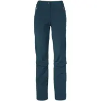 Vaude Women's Farley Stretch Capri T-Zip Pants III Pantaloni zip off Donna (34 - Short, blu)