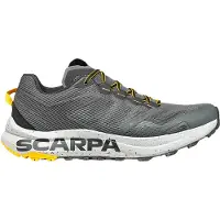 Scarpa - Scarpe trail - Spin Planet Anthracite Saffron per Uomo - Taglia 43.5 - Grigio