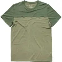Devold Classic Linear Tee Maglia merino Uomo (M, olivia)