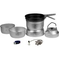 Trangia 25-4 Sturmkocher mit Primus Gasbrenner Fornelli a gas grigio