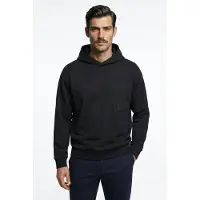 BOSS per uomo. 50564113 Felpa con cappuccio blu navy (M), Casual, Cotone