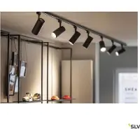 SLV Numinos Sistema spot a 3 circuiti LED nero M