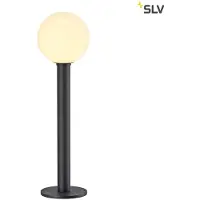 SLV Gloo Pure 70 lampada da terra per esterni antracite con paralume in vetro Ø20 cm E27