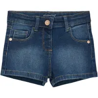 Minymo Girl's Shorts Power Stretch Pantaloncini Bambini (116, blu)