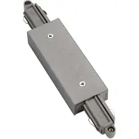 SLV 143102 High voltage mounting rail Connector 1-phase Silver