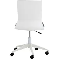 CLP Sedia da ufficio Apolda I, disponibile in ecopelle o tessuto. Sedia ergonomica per scrivania, con struttura in plastica, colore: nero, materiale: ecopelle