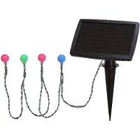 Star Trading Catena da giardino a led solare Globini