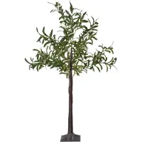 Star Trading Olivo artificiale, Olivec, piccolo, 108 LED, da esterno, H 120 cm