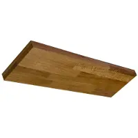 HerzBlut Pannello decorativo da soffitto in legno di rovere nodoso oliato, 200 mm x 700 mm