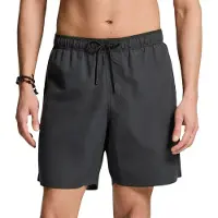 Shiwi Men Mike Swim Shorts 7 Inch Solid Black Taglia: L | Pantaloncini da bagno Outlet | Uomo | Nero