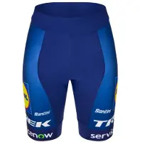 Santini Women's Lidl Trek Shorts Pantaloni da ciclismo Donna (S, blu)