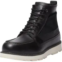 Timberland per uomo. TB0A6CE2W021 Stivali impermeabili neri Britton Mills (44), Pelle, Nero, Basso, Stringhe, Casual, All'aperto