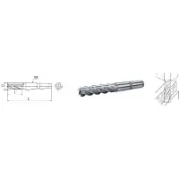 Elmag Fresa HSS Co5 con cono morse DIN 845