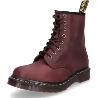 Dr. Martens unisex. 11822609 Stivali in pelle bordeaux Crazy Horse 1460 (37), Basso, 1 a 3 cm, Stringhe, Casual