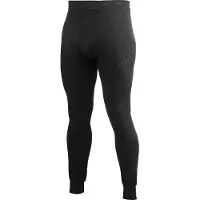 Woolpower Long Johns With Fly 400 Intimo lana merinos Uomo (XL, nero)